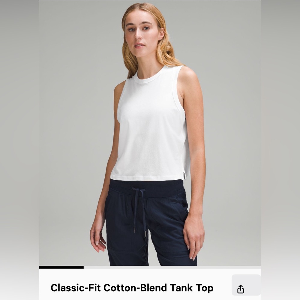 White lululemon tank top